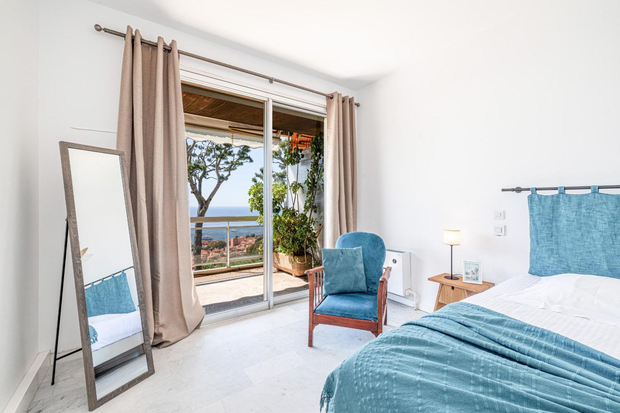 Extraordinary Sea View - 1 Bdr With Ac Apartment Villefranche-sur-Mer Luaran gambar