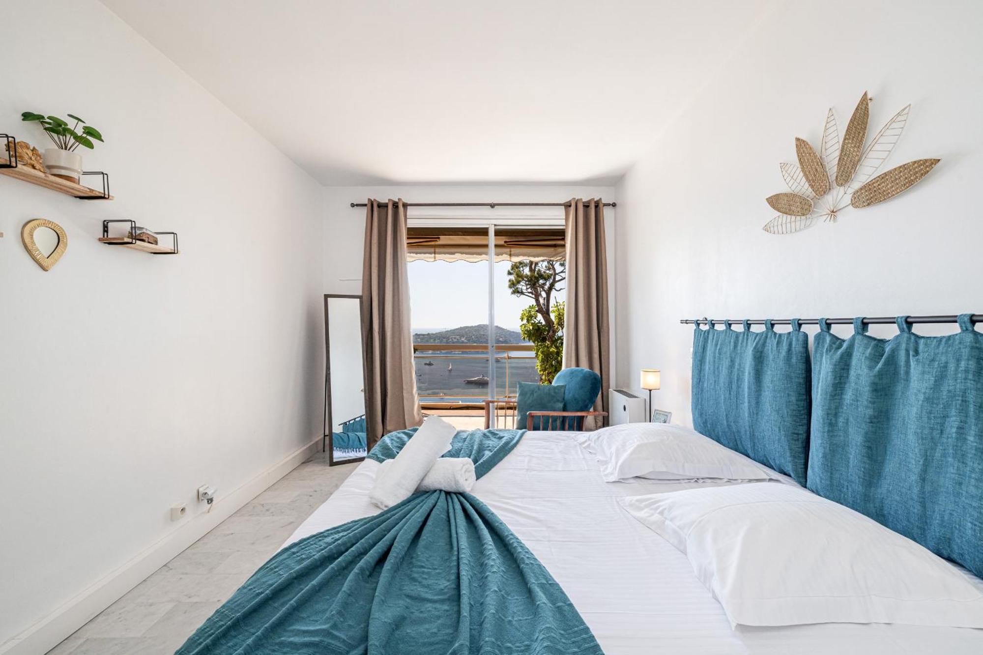 Extraordinary Sea View - 1 Bdr With Ac Apartment Villefranche-sur-Mer Luaran gambar