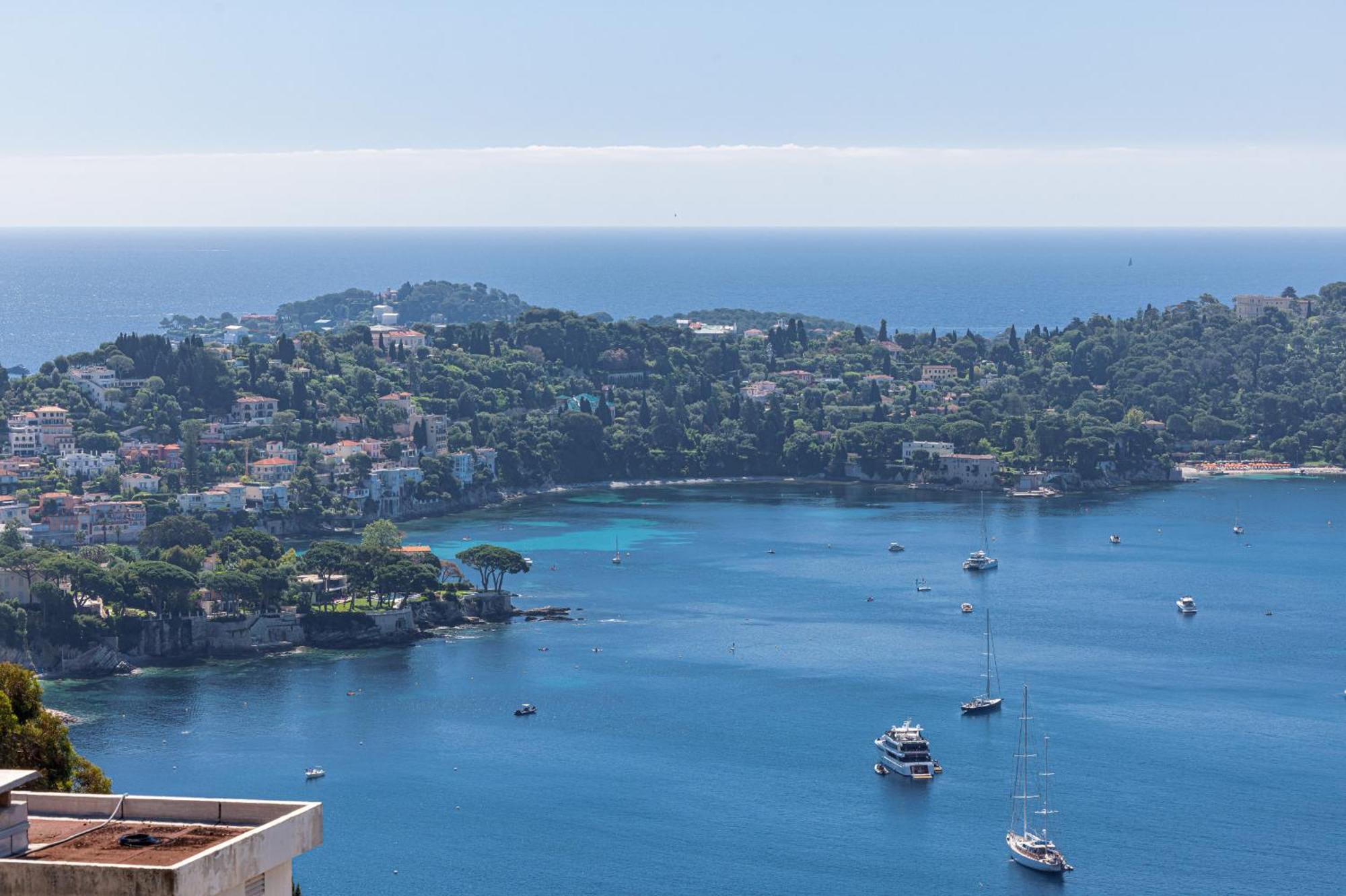 Extraordinary Sea View - 1 Bdr With Ac Apartment Villefranche-sur-Mer Luaran gambar