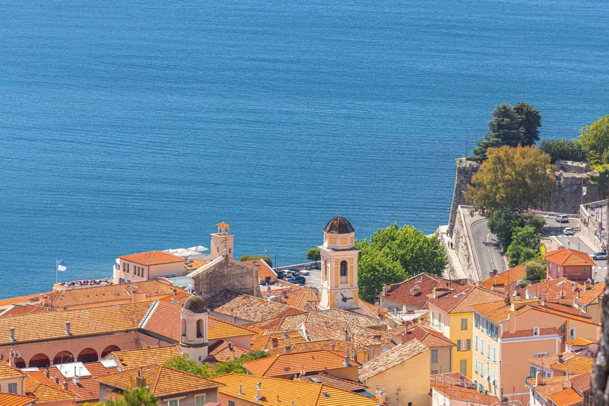 Extraordinary Sea View - 1 Bdr With Ac Apartment Villefranche-sur-Mer Luaran gambar